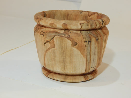 Maple Bowl, Handmade Lathe Turned Box, Artisan Crafted