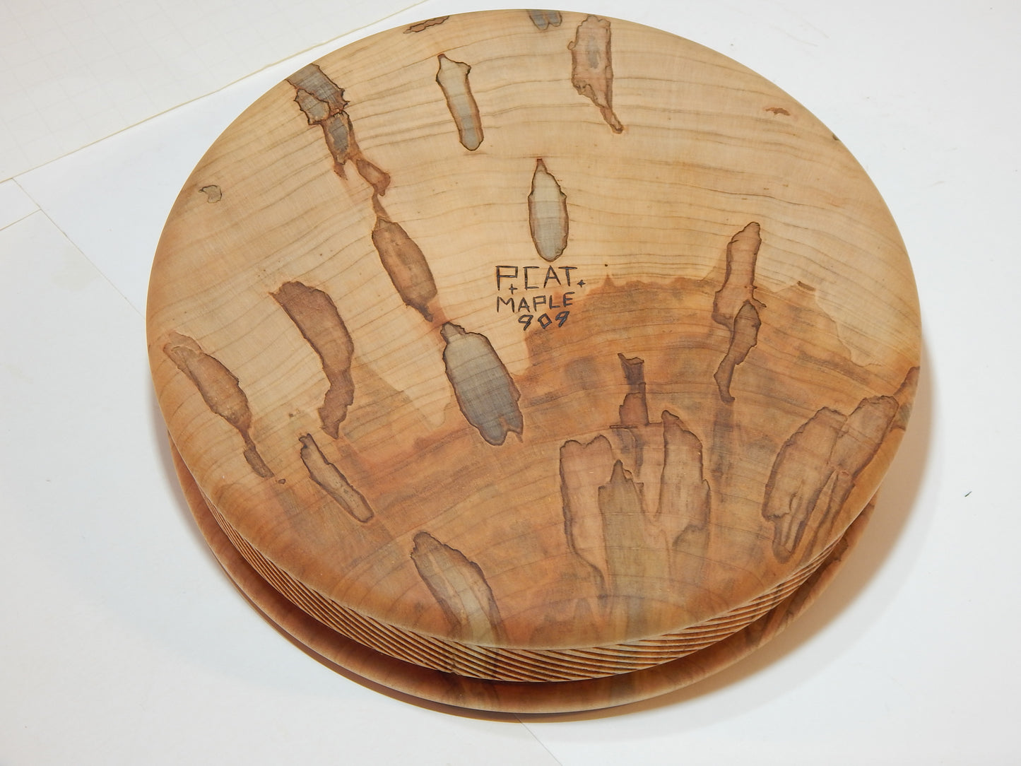 Maple Bowl, Handmade Lathe Turned Box, Artisan Crafted