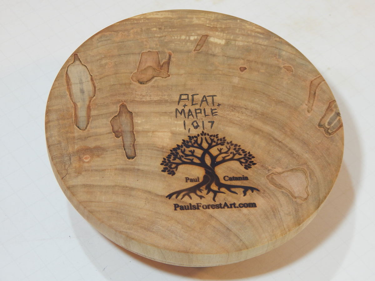 Maple Bowl, Handmade Lathe Turned, Artisan Crafted