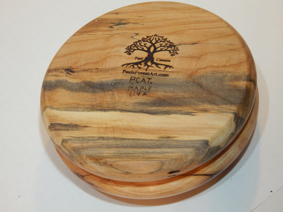 Maple Bowl, Handmade Lathe Turned, Artisan Crafted