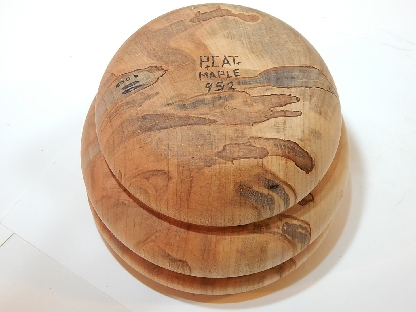 Maple Bowl, Handmade Lathe Turned Box, Artisan Crafted