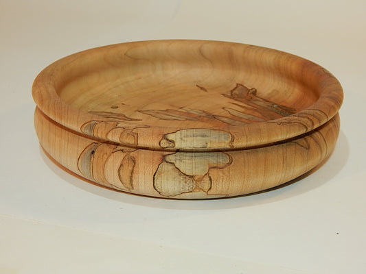 Maple Bowl, Handmade Lathe Turned Box, Artisan Crafted