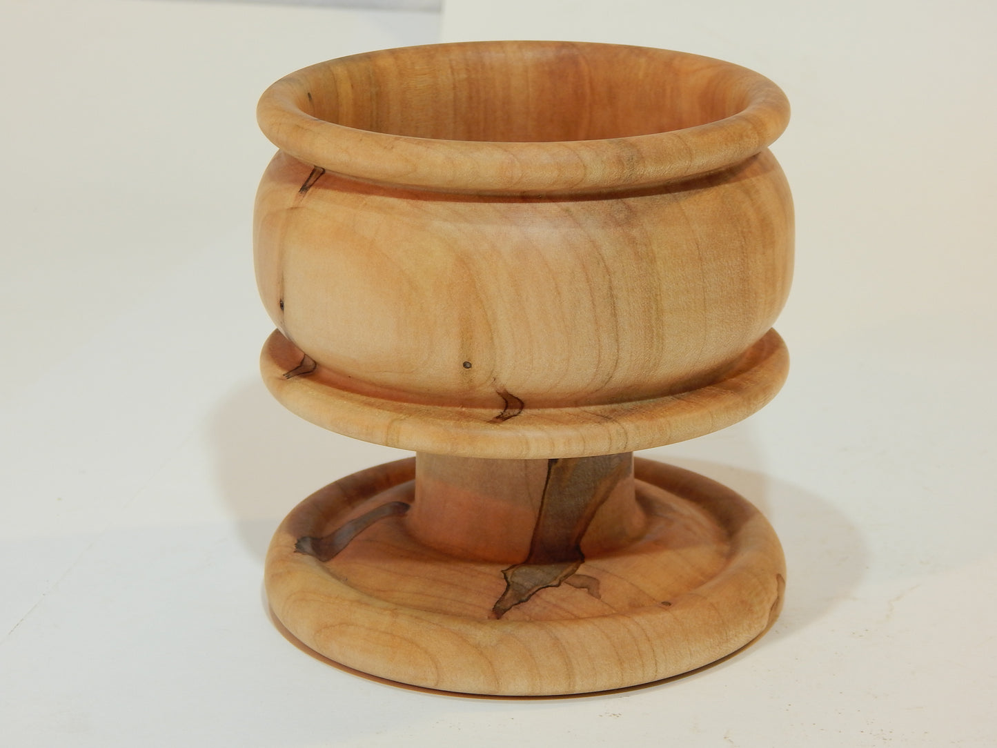 Maple Bowl, Handmade Lathe Turned Box, Artisan Crafted