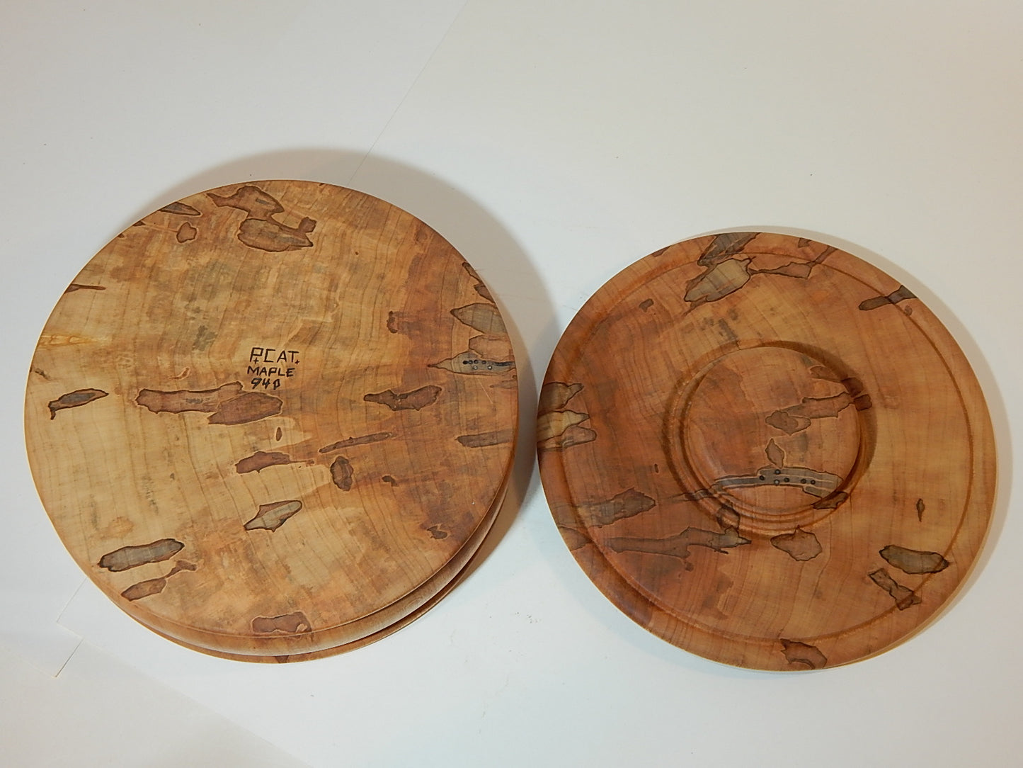 Maple Bowl with Lid, Handmade Lathe Turned Box, Artisan Crafted