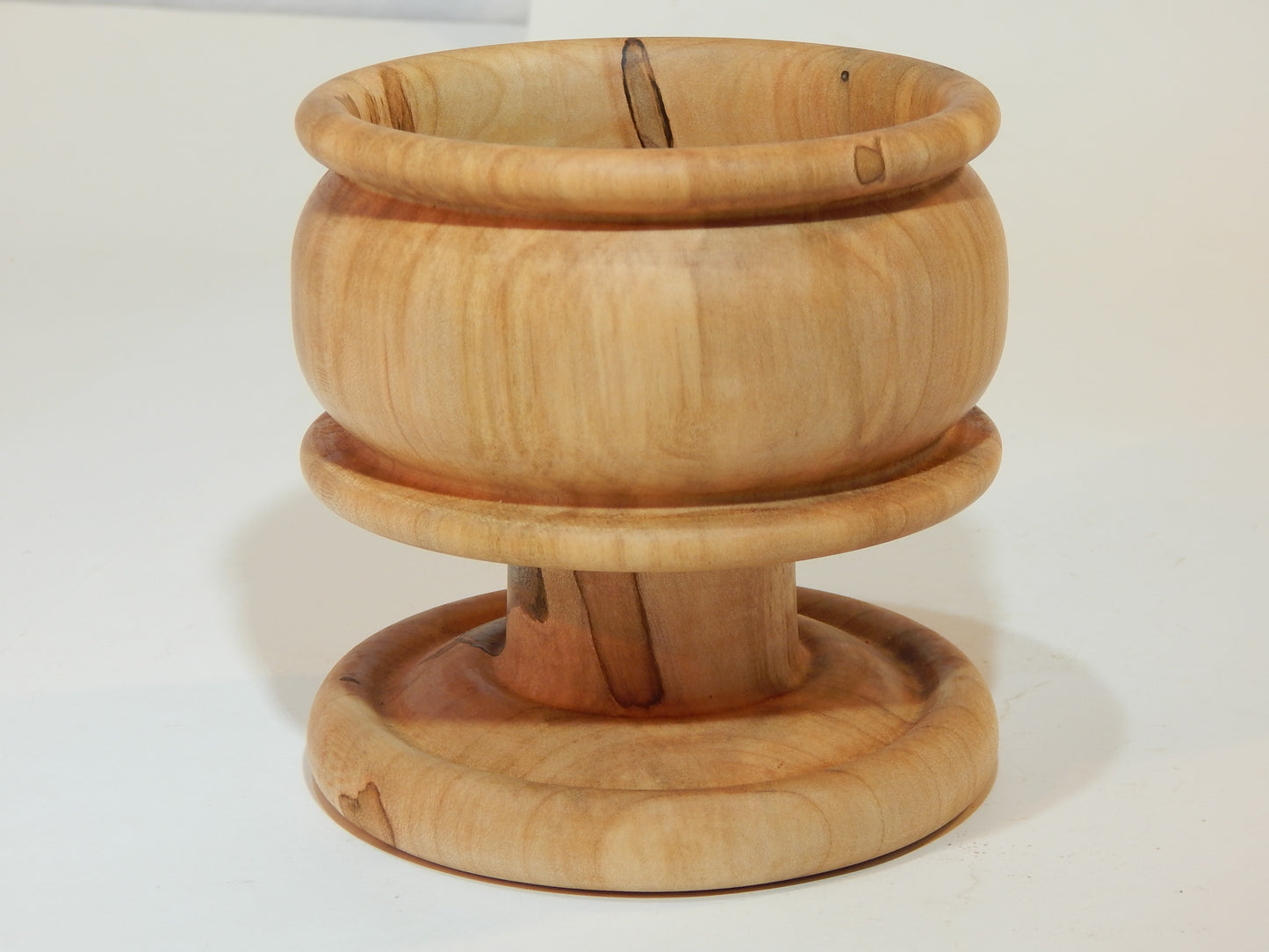 Maple Bowl, Handmade Lathe Turned Box, Artisan Crafted