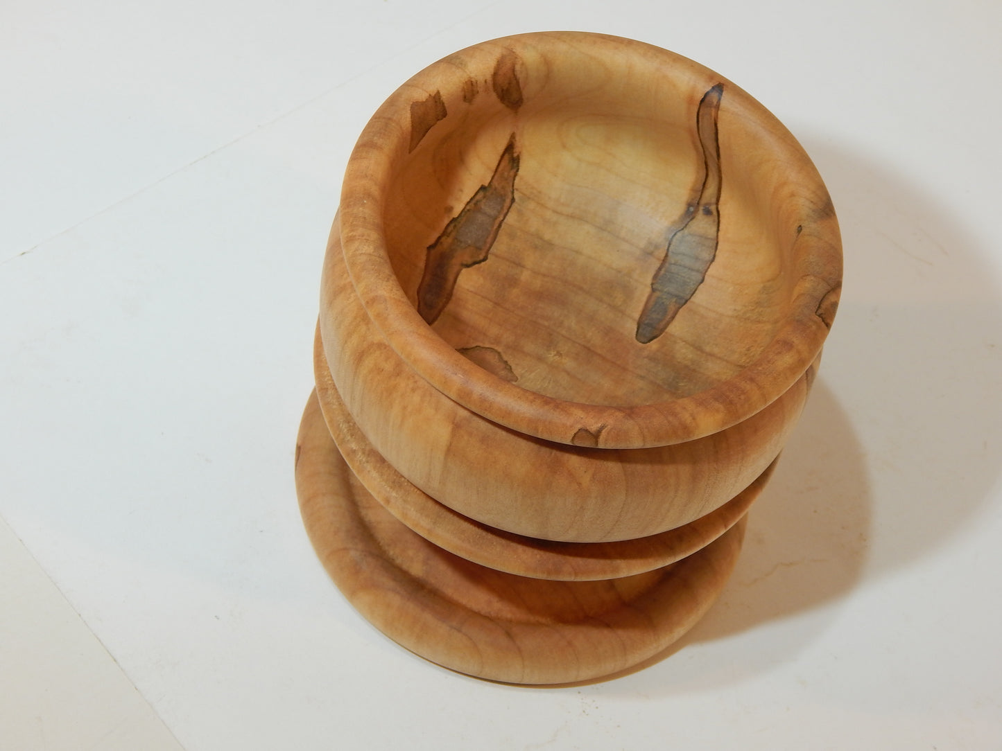 Maple Bowl, Handmade Lathe Turned Box, Artisan Crafted