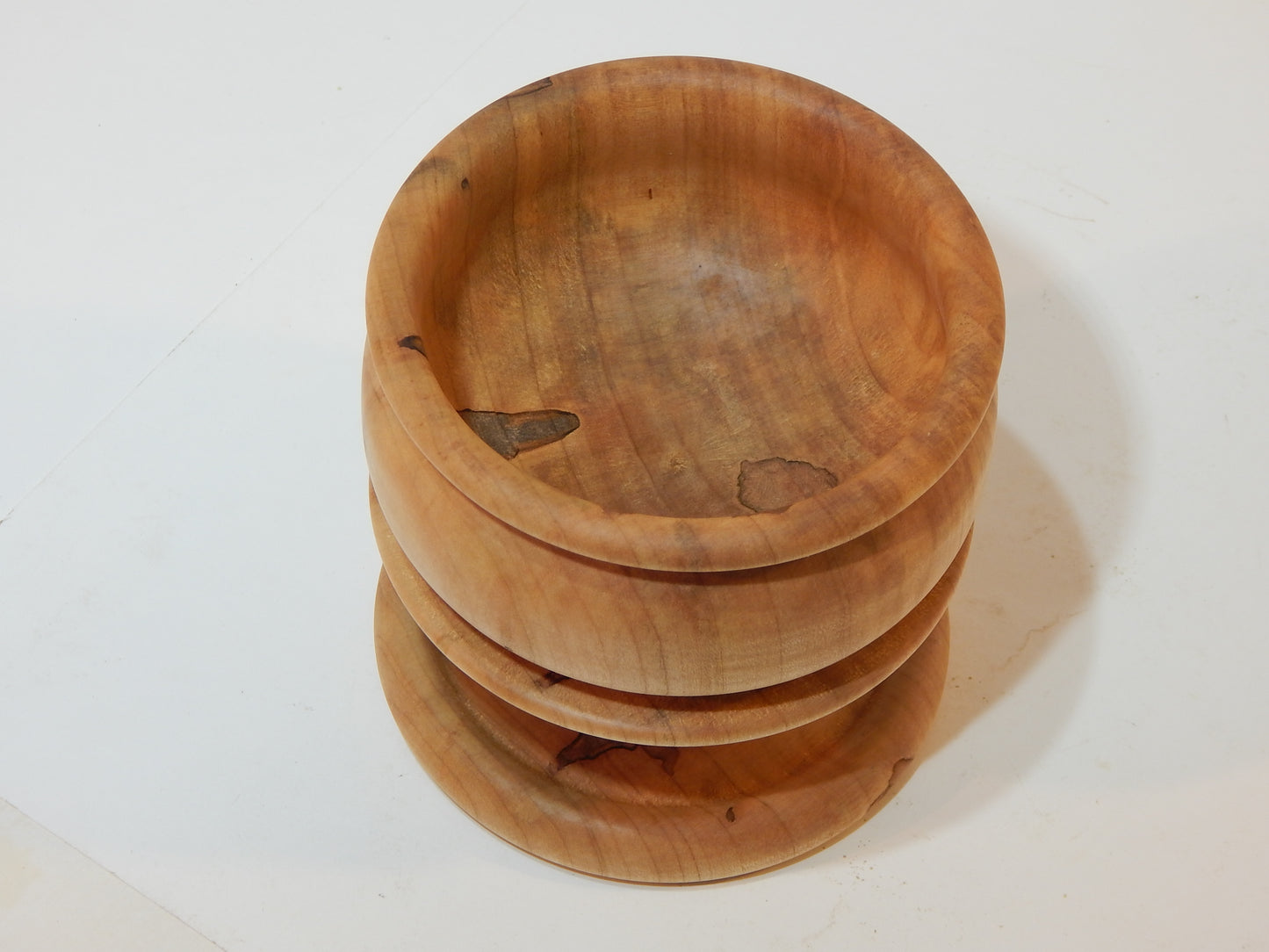 Maple Bowl, Handmade Lathe Turned Box, Artisan Crafted