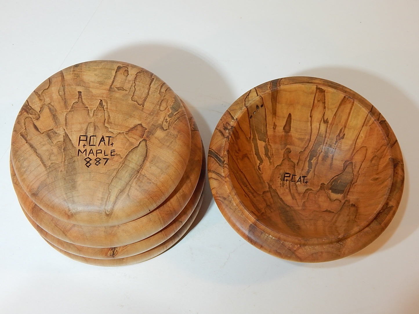 Maple Bowl with Lid, Handmade Lathe Turned Box, Artisan Crafted