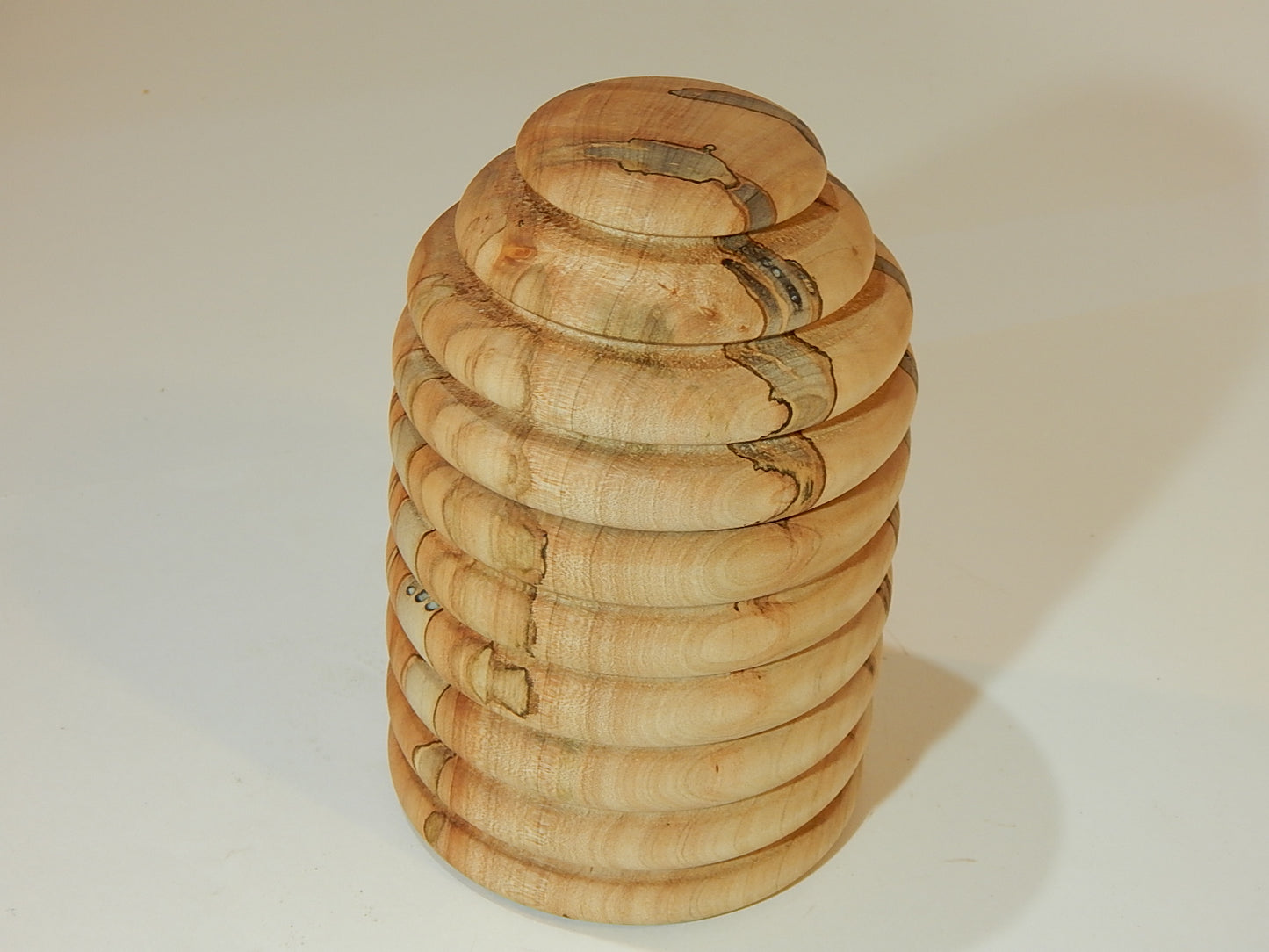 Maple Bowl with Lid, Handmade Lathe Turned Box, Artisan Crafted