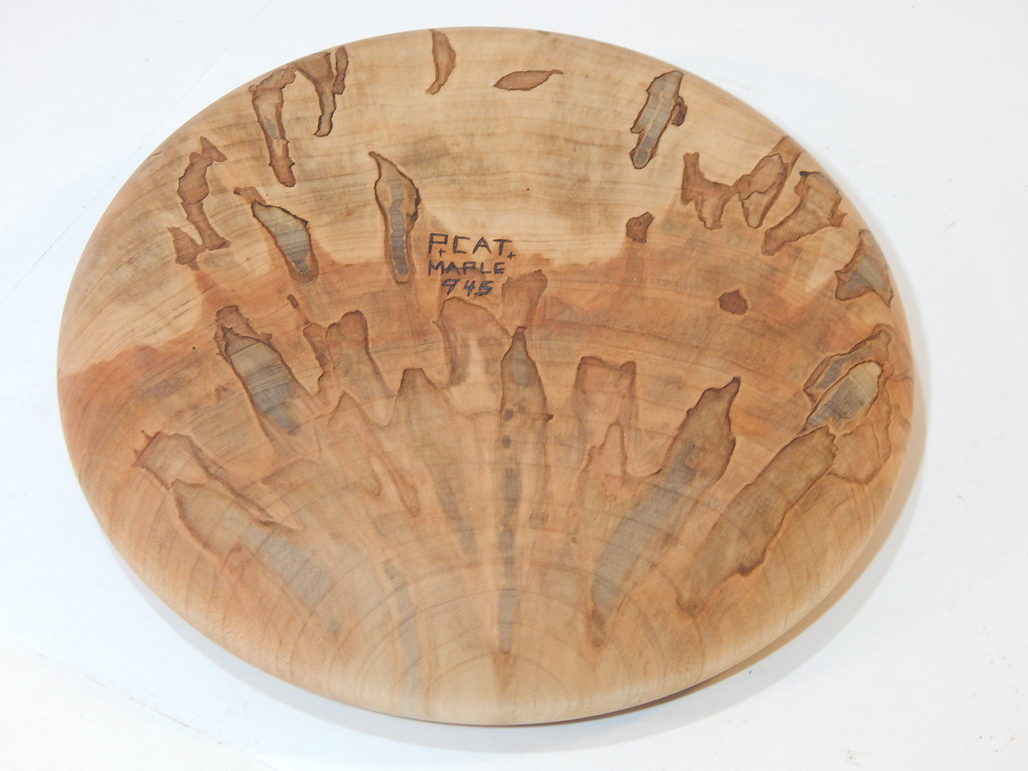 Maple Bowl, Handmade Lathe Turned Box, Artisan Crafted