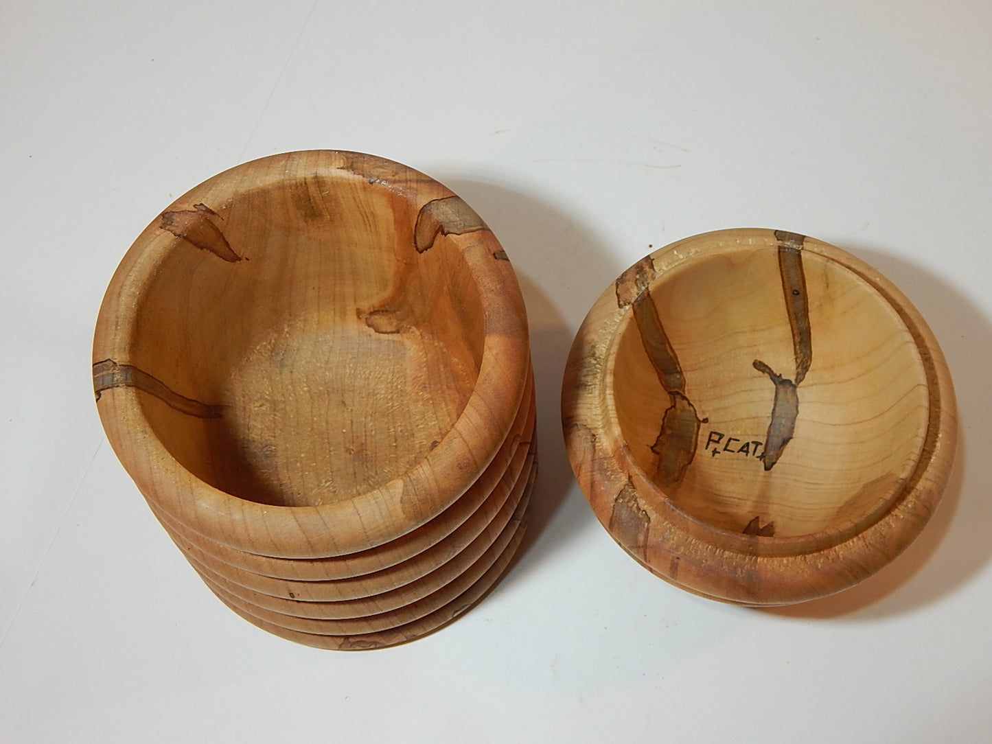 Maple Bowl with Lid, Handmade Lathe Turned Box, Artisan Crafted