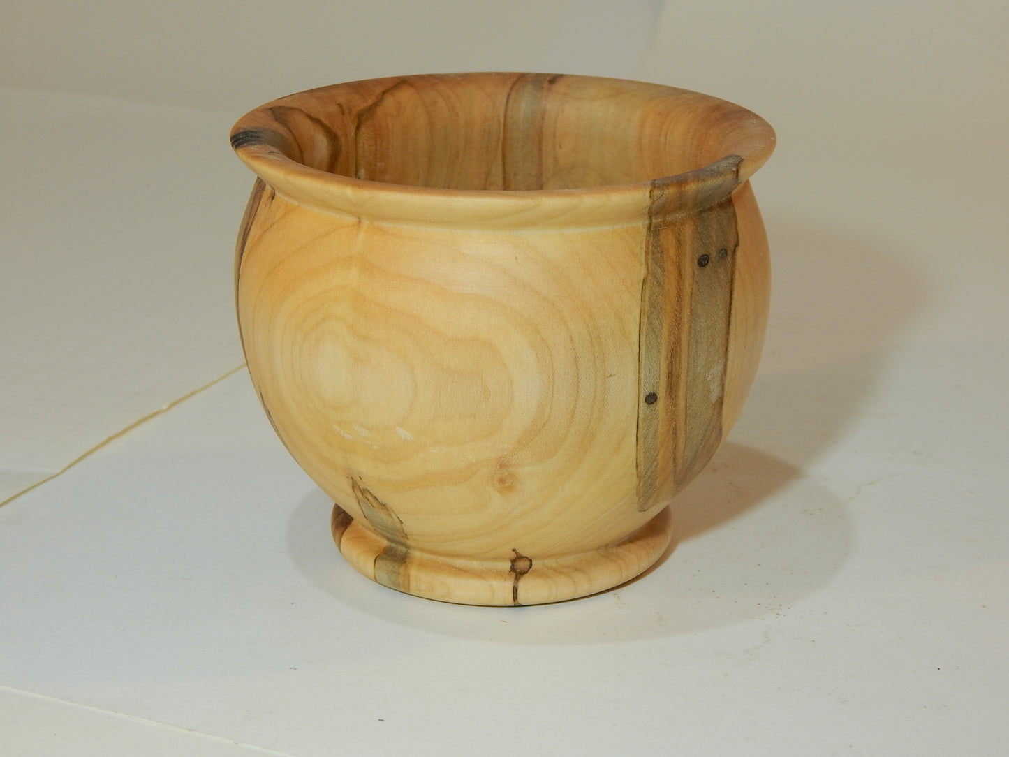 Maple Bowl, Handmade Lathe Turned Box, Artisan Crafted