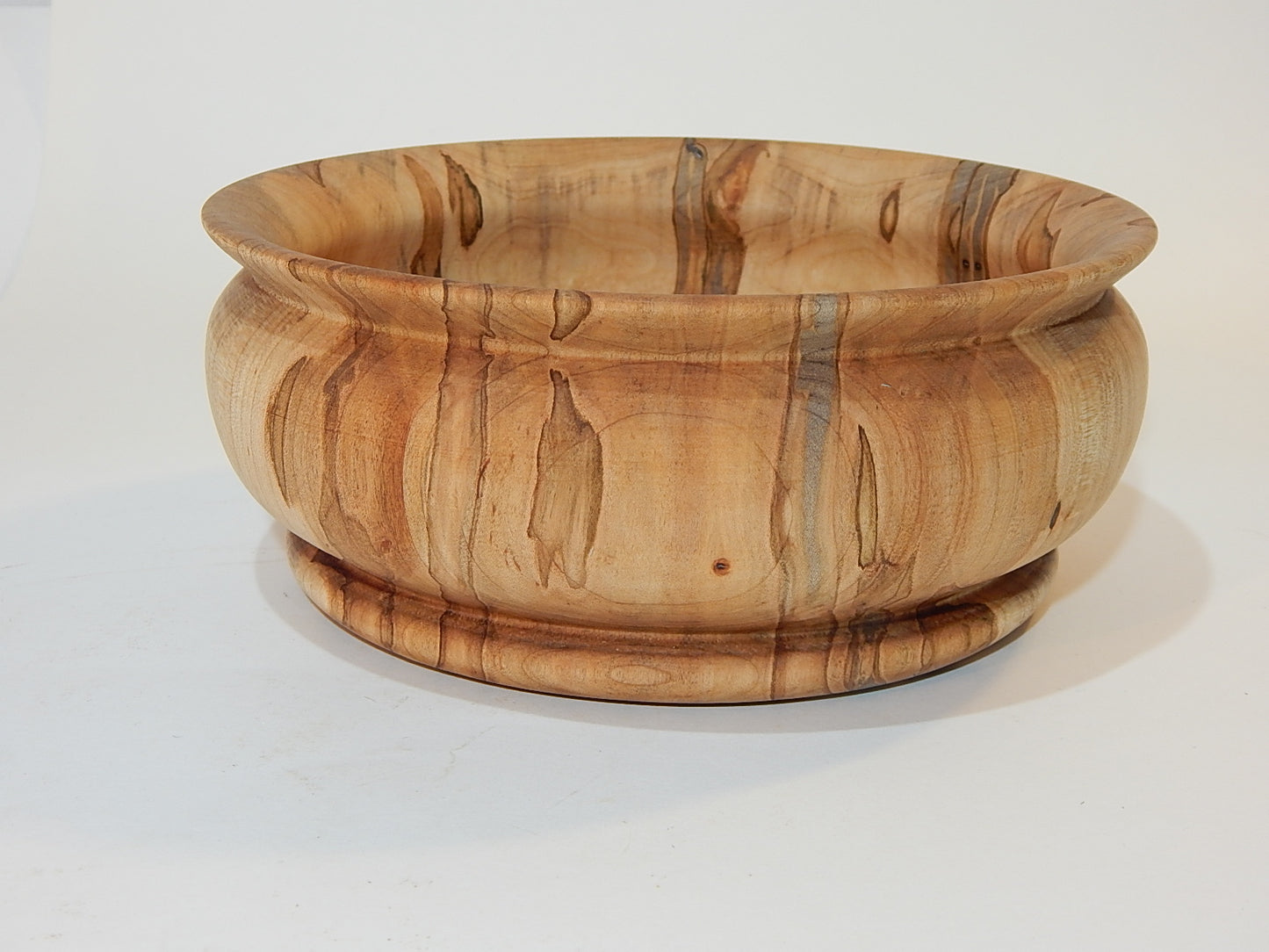 Maple Bowl, Handmade Lathe Turned Box, Artisan Crafted