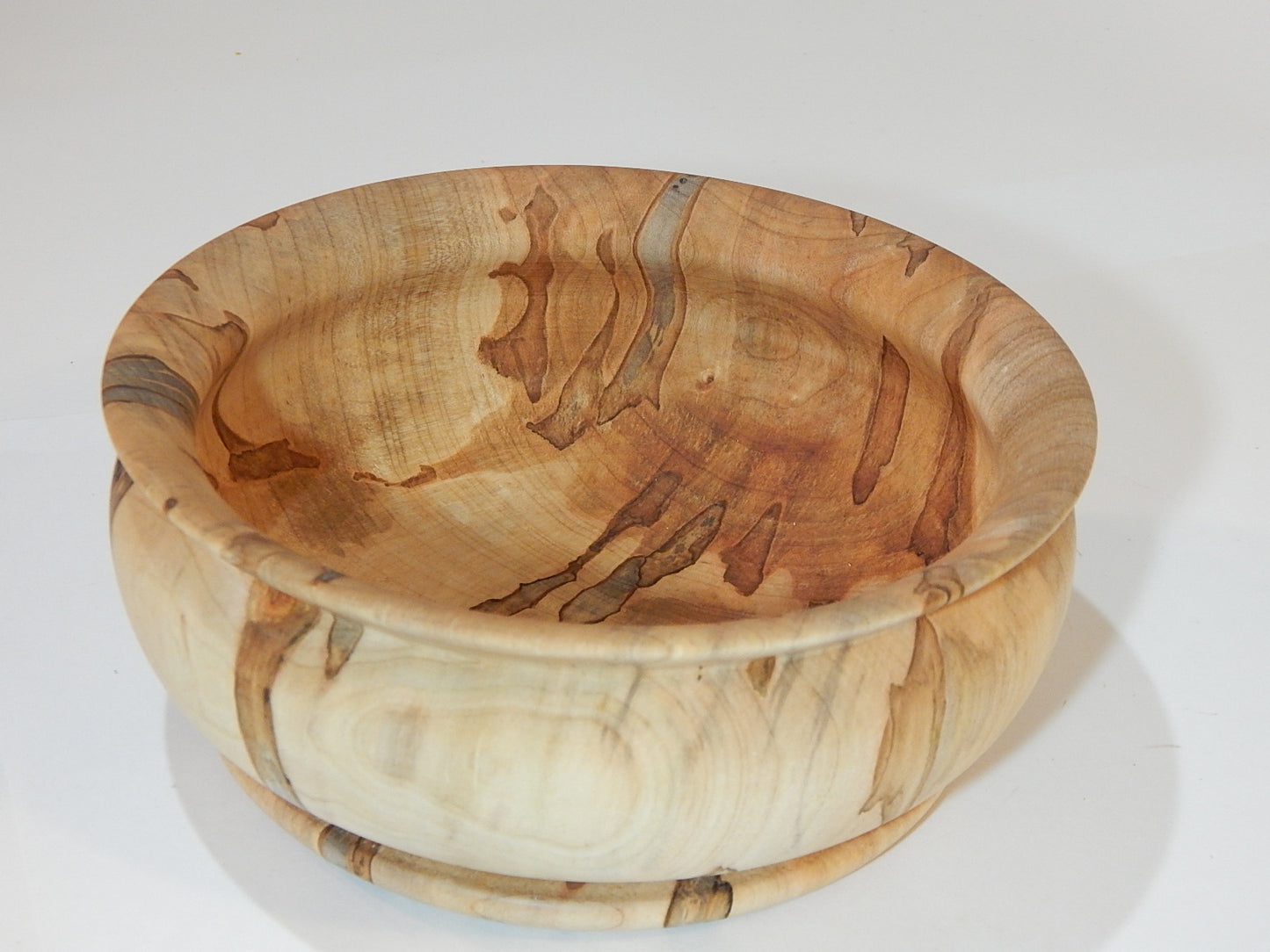 Maple Bowl, Handmade Lathe Turned Box, Artisan Crafted