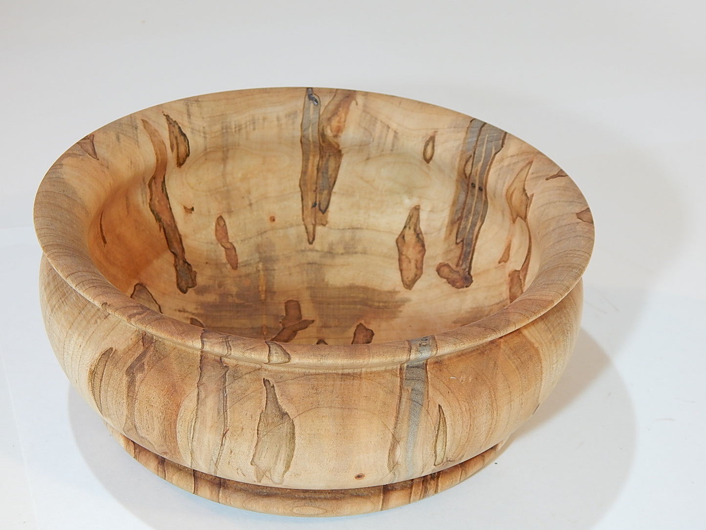 Maple Bowl, Handmade Lathe Turned Box, Artisan Crafted