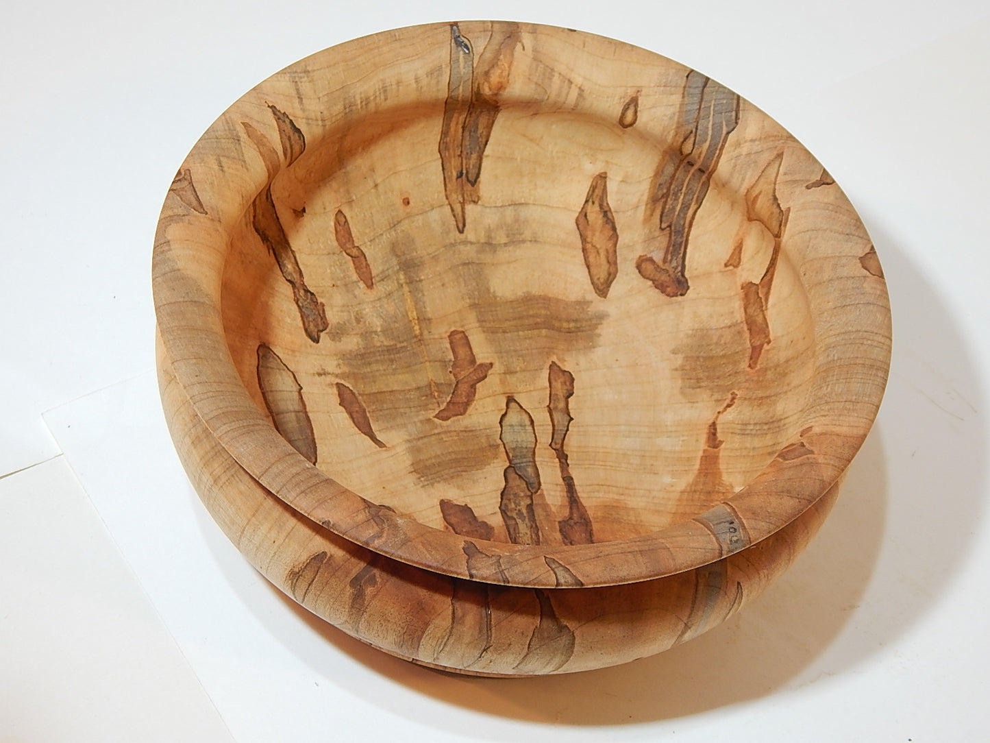 Maple Bowl, Handmade Lathe Turned Box, Artisan Crafted