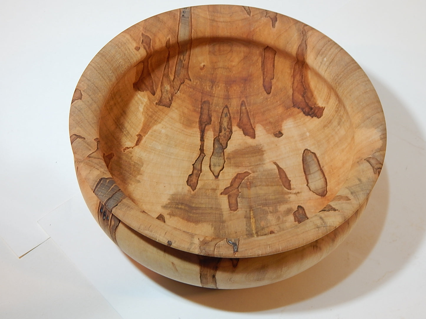 Maple Bowl, Handmade Lathe Turned Box, Artisan Crafted