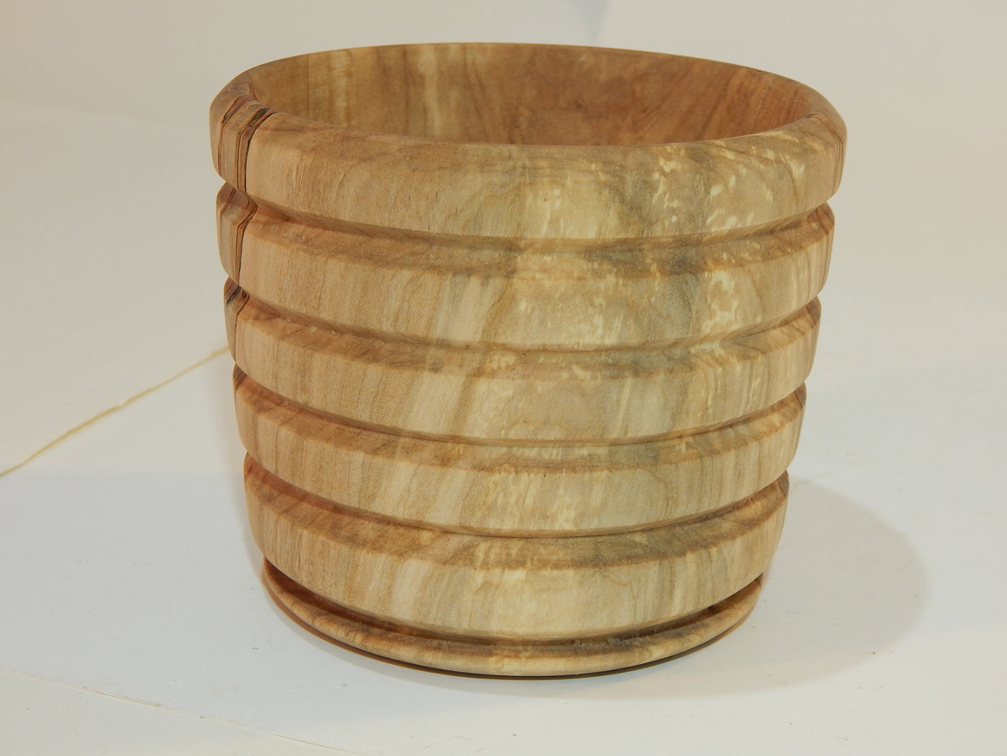 Maple Bowl, Handmade Lathe Turned Box, Artisan Crafted