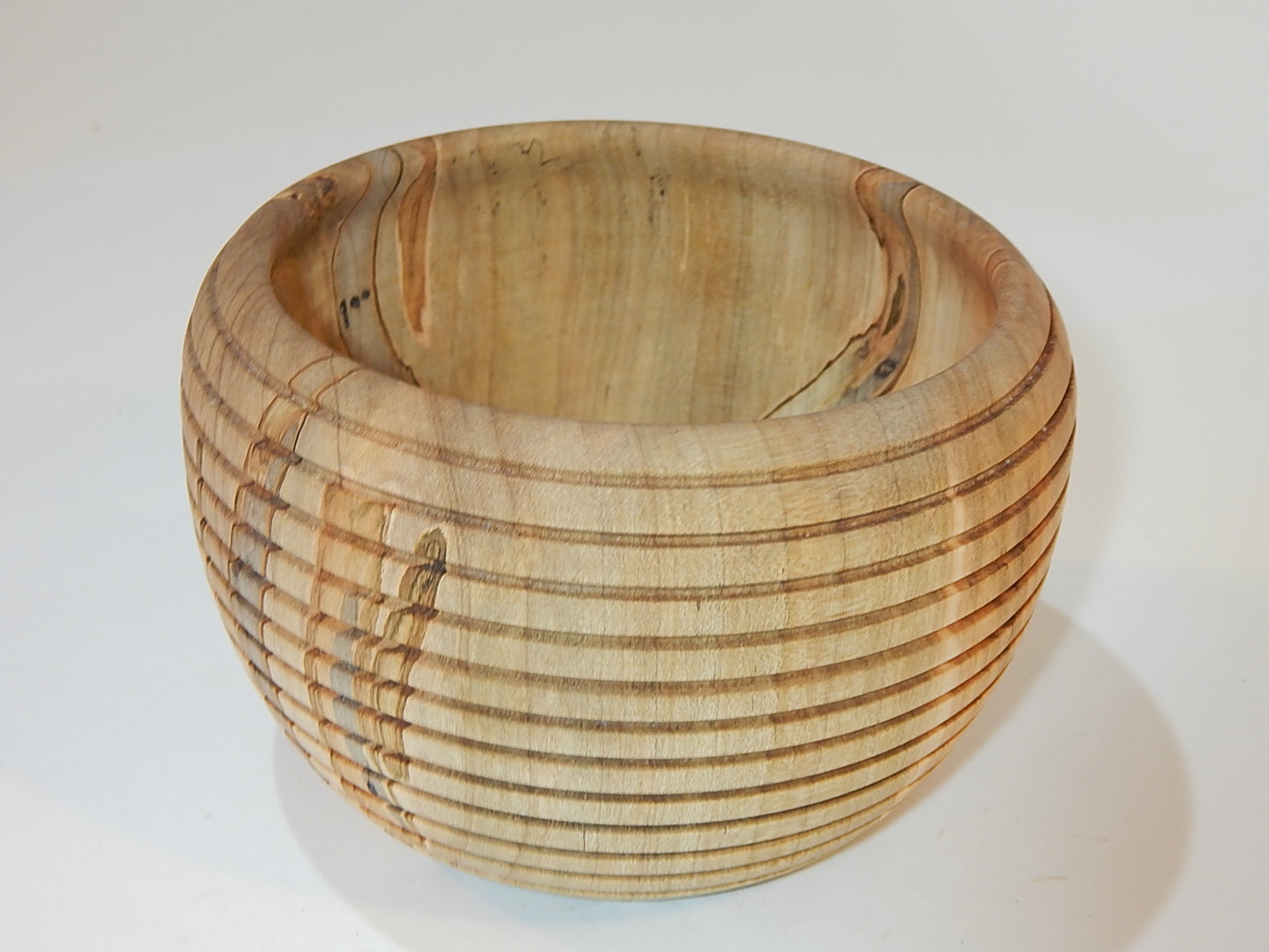 Maple Bowl, Handmade Lathe Turned Box, Artisan Crafted