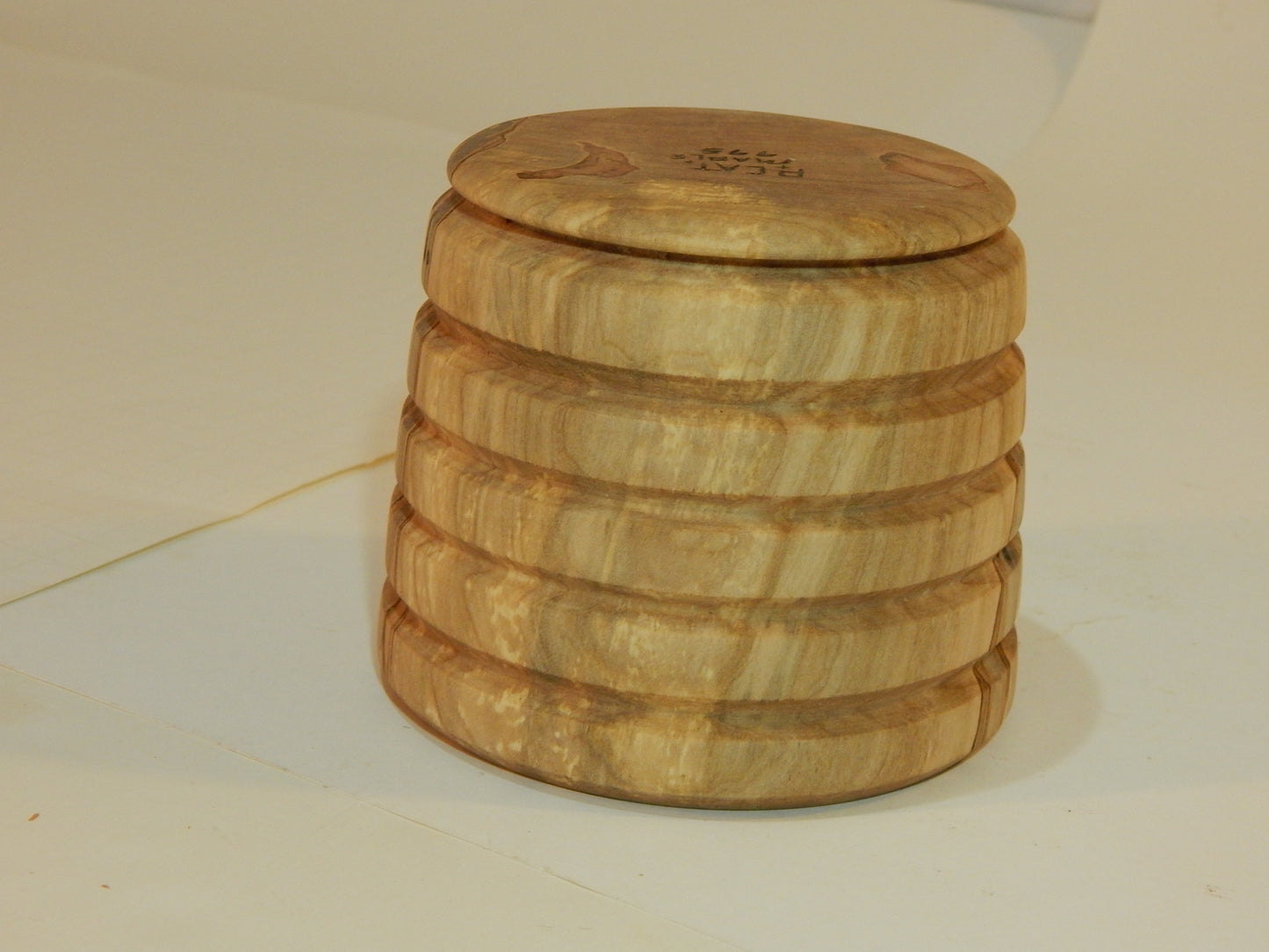 Maple Bowl, Handmade Lathe Turned Box, Artisan Crafted