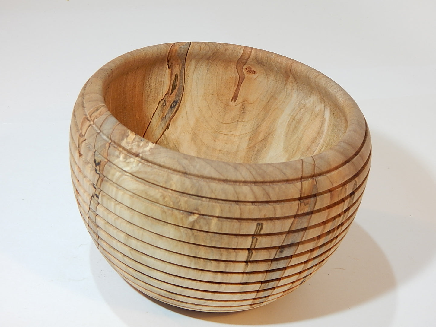 Maple Bowl, Handmade Lathe Turned Box, Artisan Crafted