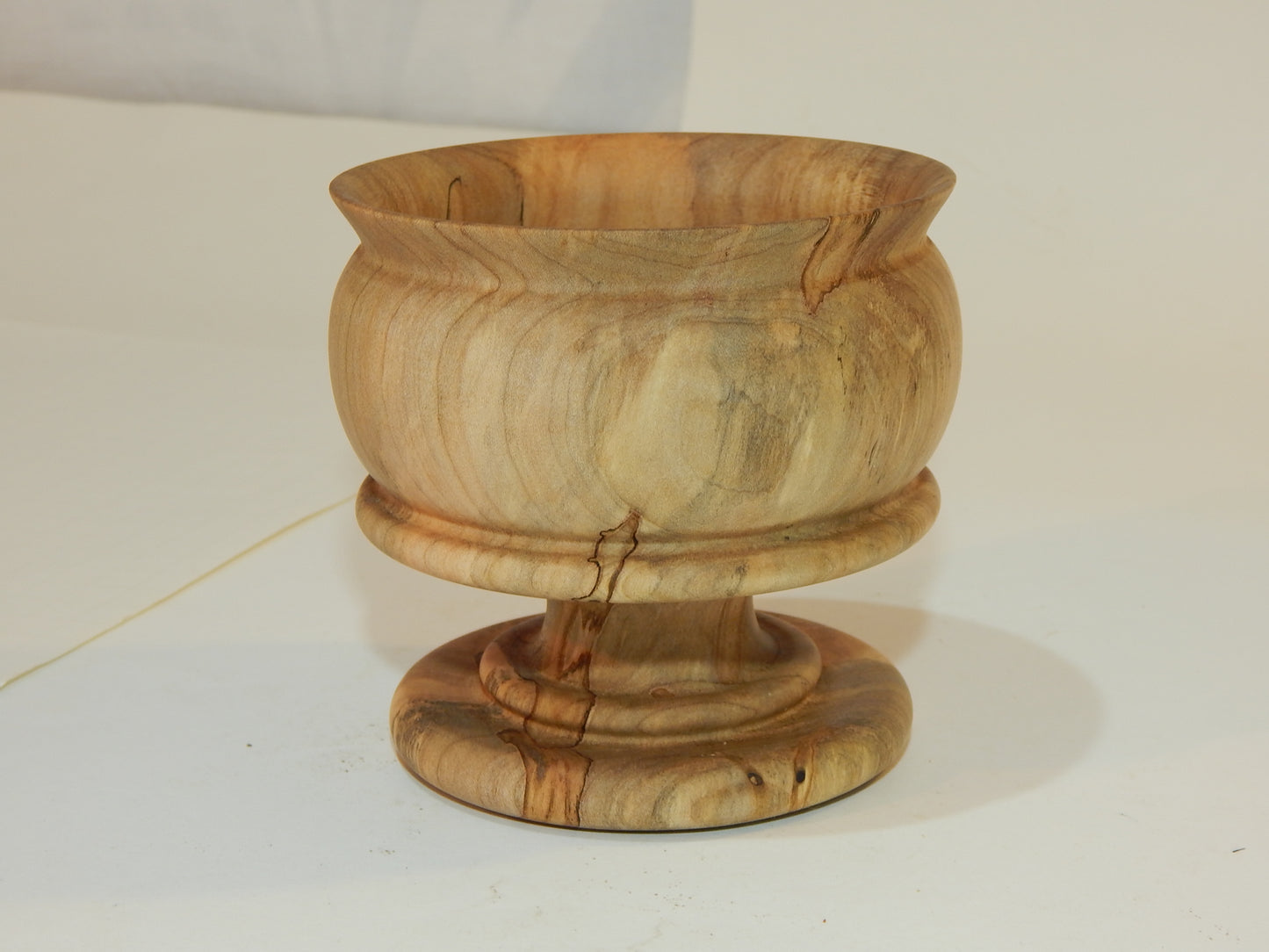 Maple Bowl, Handmade Lathe Turned Box, Artisan Crafted
