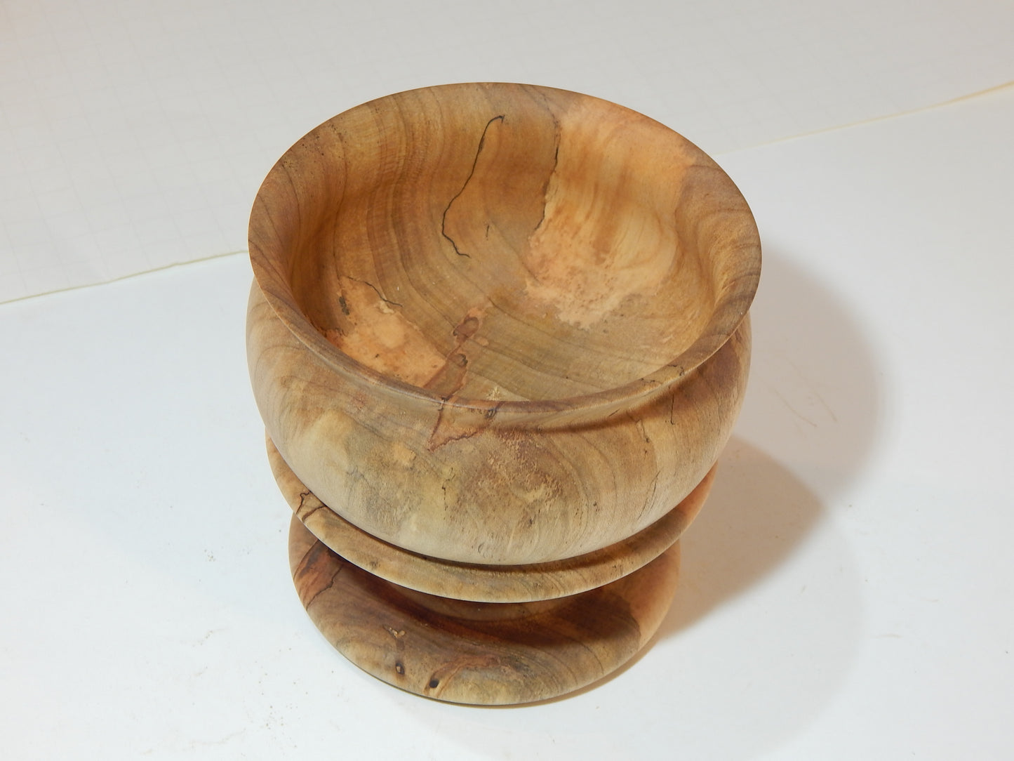 Maple Bowl, Handmade Lathe Turned Box, Artisan Crafted