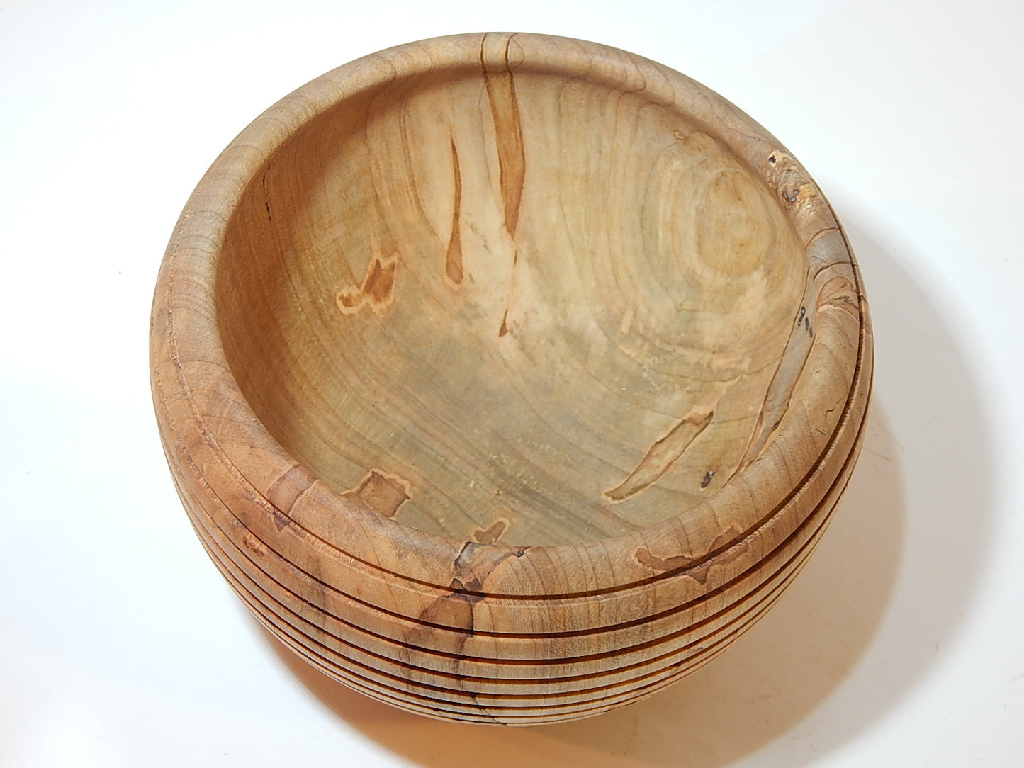 Maple Bowl, Handmade Lathe Turned Box, Artisan Crafted