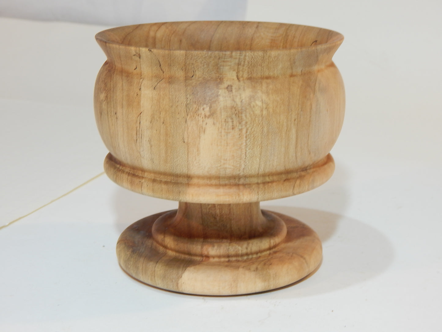 Maple Bowl, Handmade Lathe Turned Box, Artisan Crafted