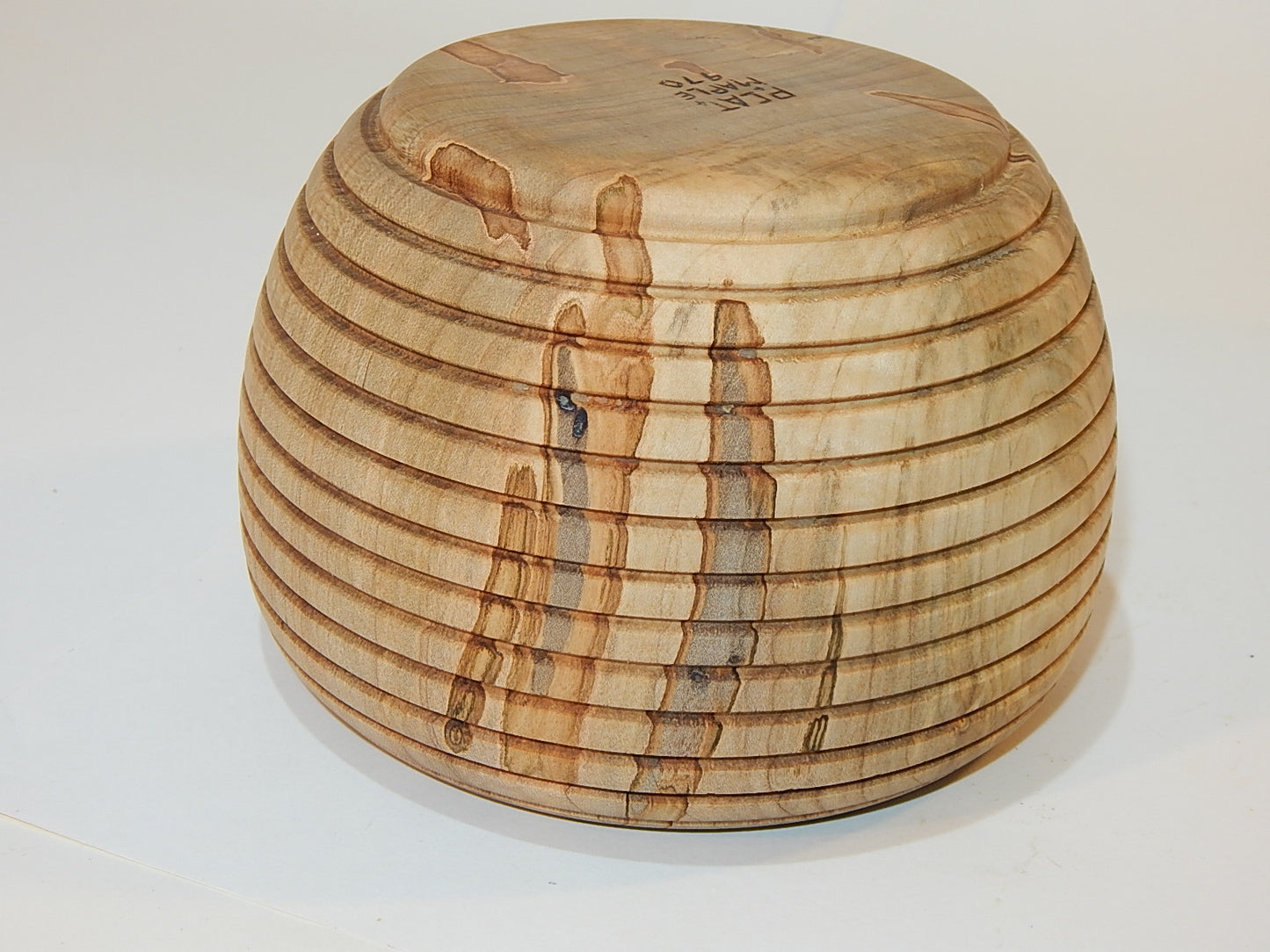 Maple Bowl, Handmade Lathe Turned Box, Artisan Crafted