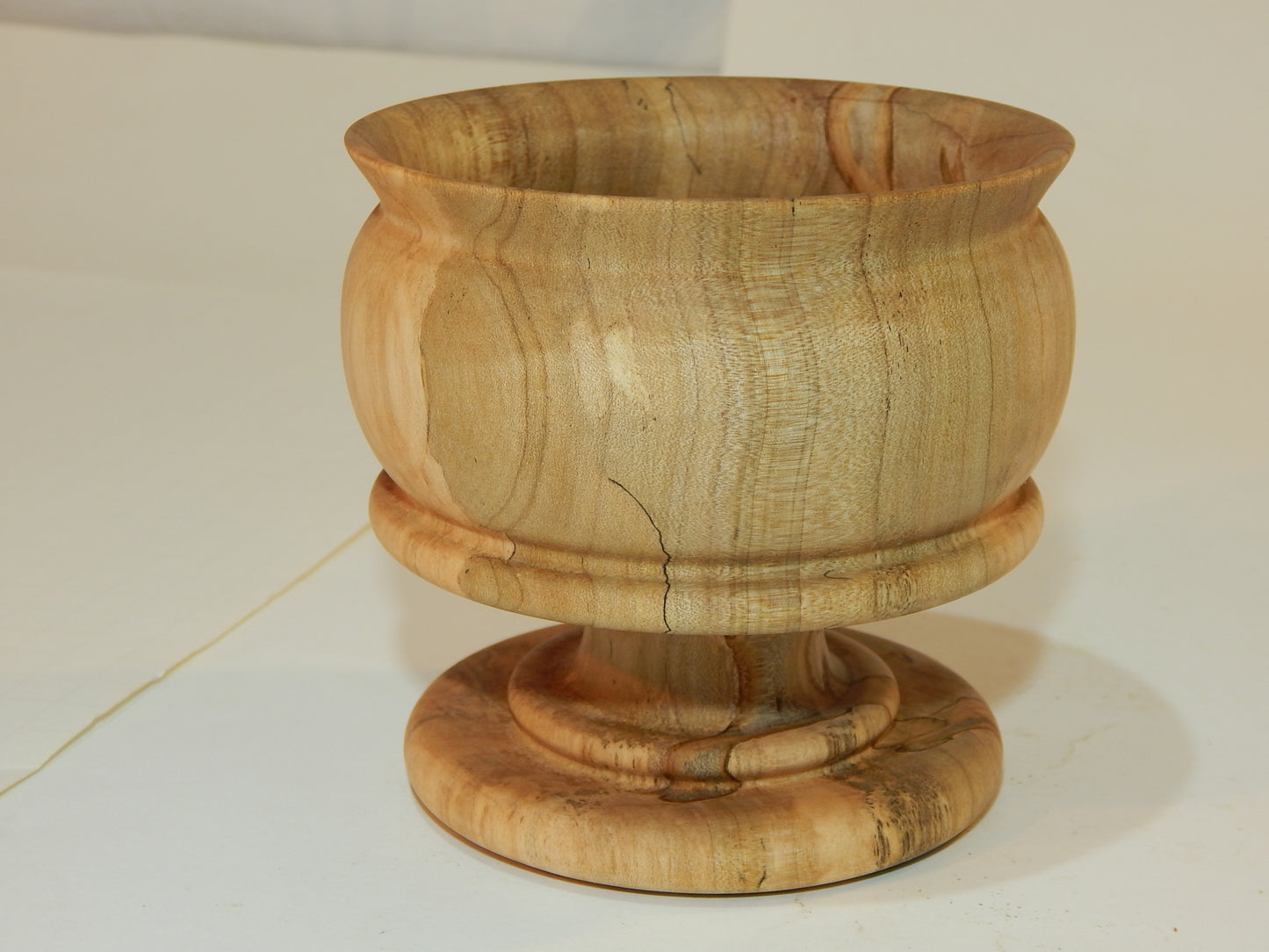 Maple Bowl, Handmade Lathe Turned Box, Artisan Crafted