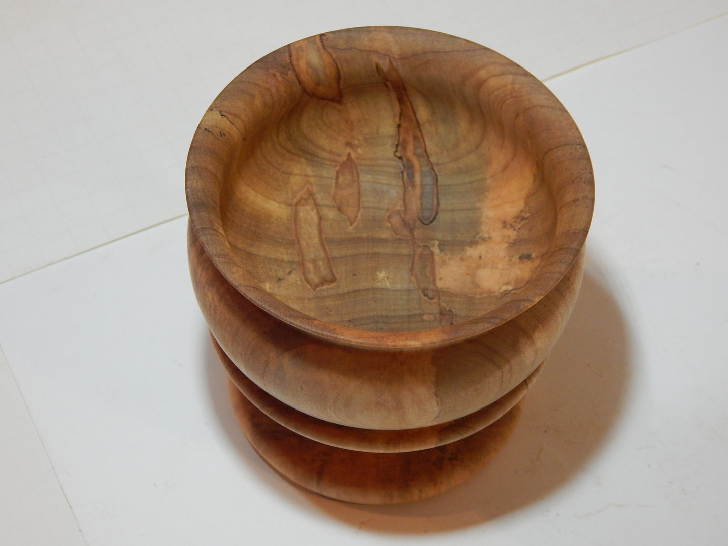 Maple Bowl, Handmade Lathe Turned Box, Artisan Crafted