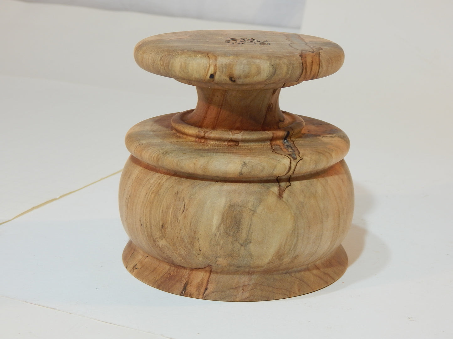 Maple Bowl, Handmade Lathe Turned Box, Artisan Crafted
