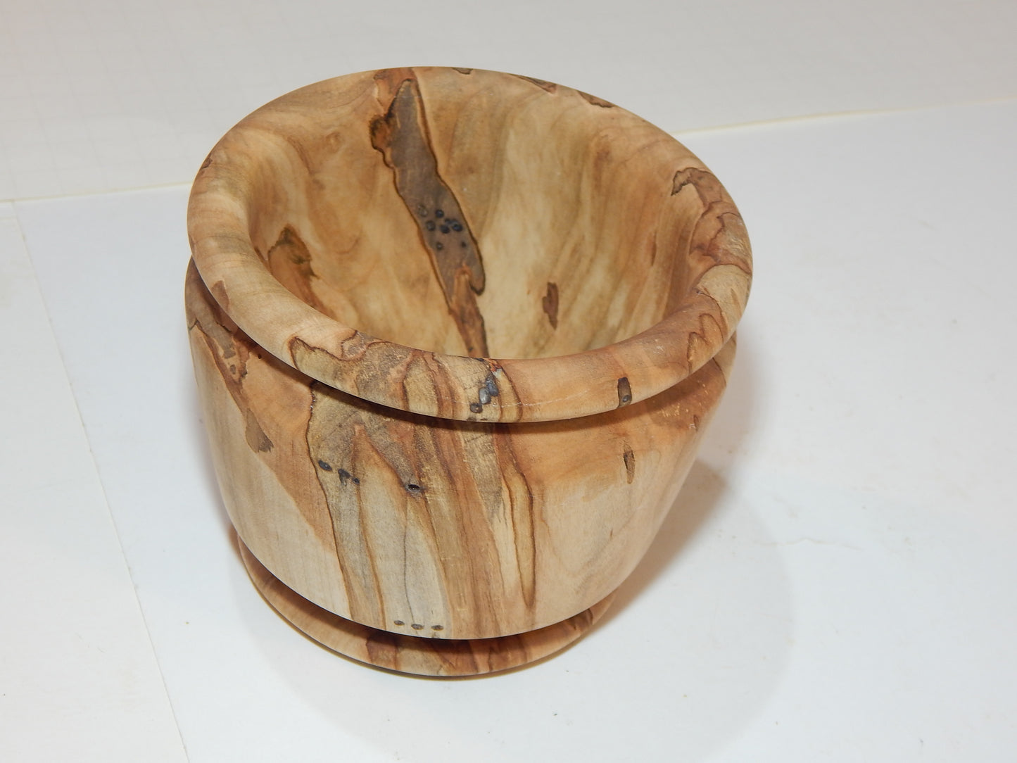 Maple Bowl, Handmade Lathe Turned Box, Artisan Crafted