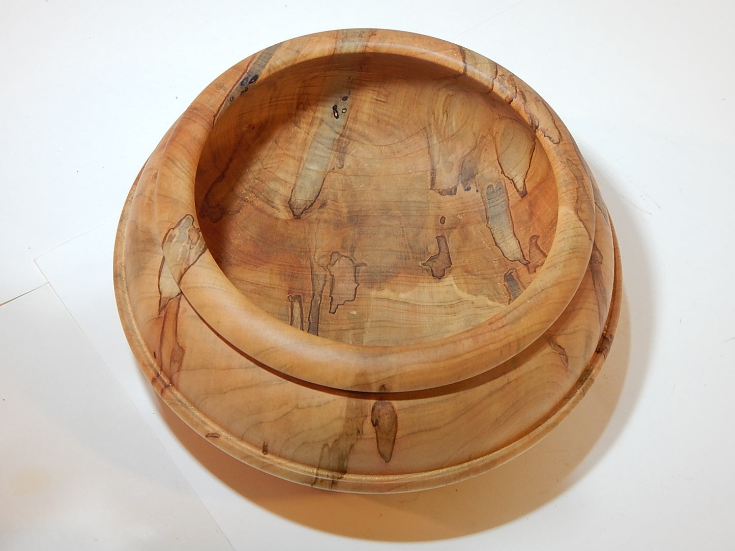 Maple Bowl, Handmade Lathe Turned Box, Artisan Crafted
