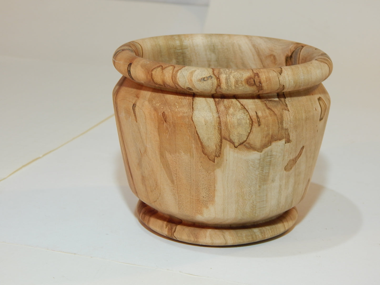 Maple Bowl, Handmade Lathe Turned Box, Artisan Crafted