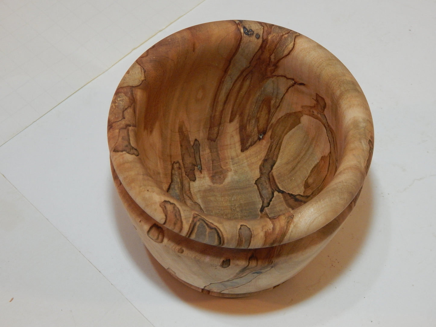 Maple Bowl, Handmade Lathe Turned Box, Artisan Crafted