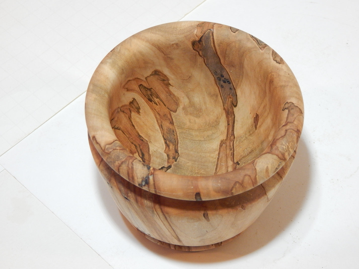Maple Bowl, Handmade Lathe Turned Box, Artisan Crafted