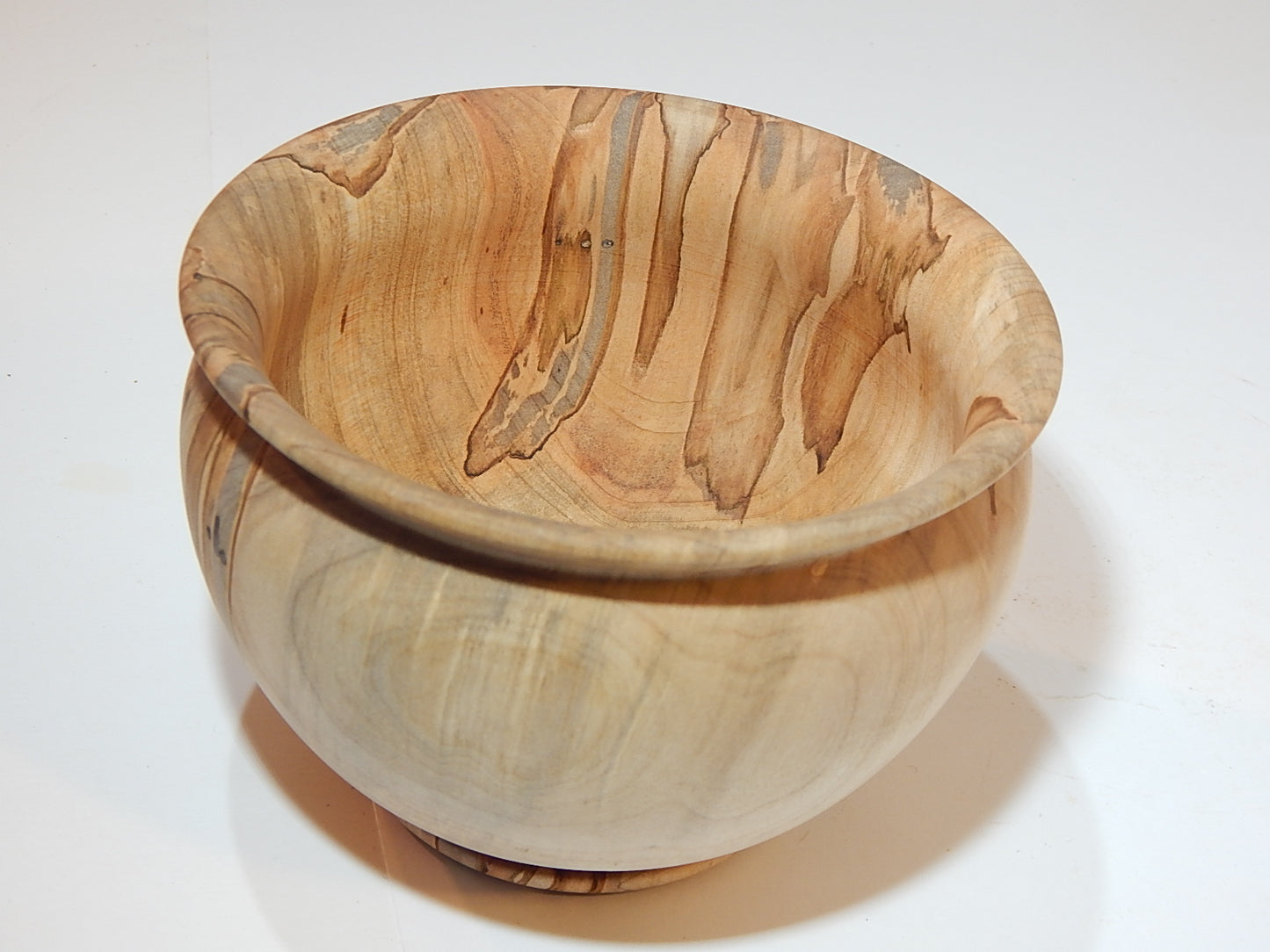 Maple Bowl, Handmade Lathe Turned Box, Artisan Crafted