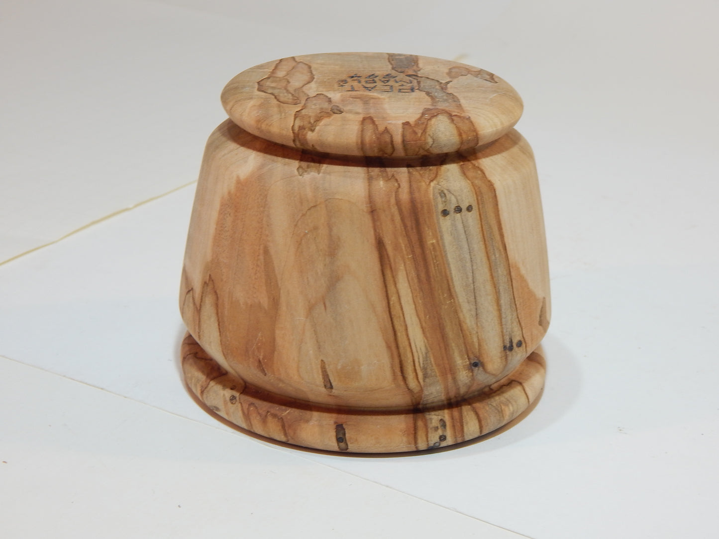 Maple Bowl, Handmade Lathe Turned Box, Artisan Crafted