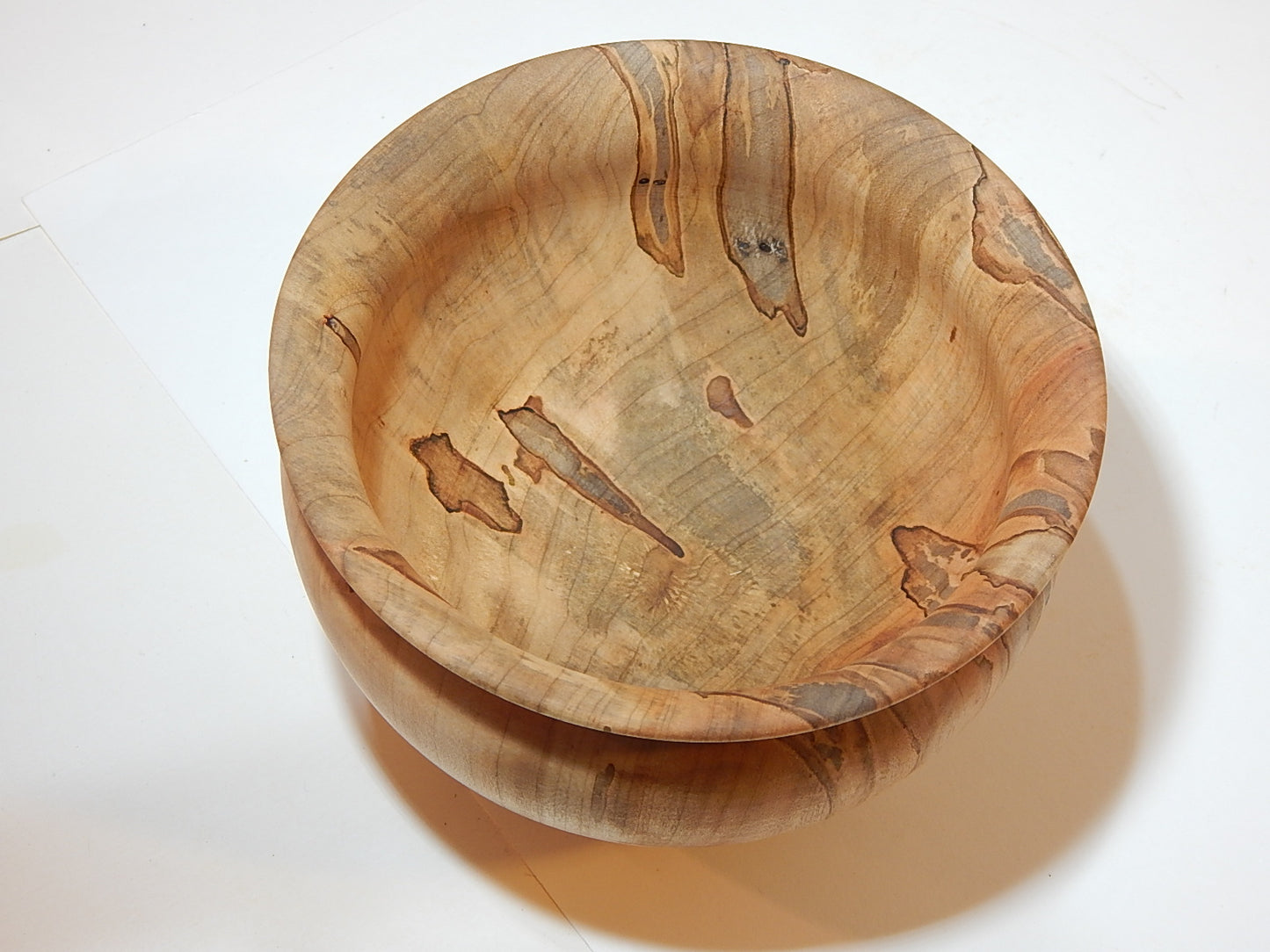 Maple Bowl, Handmade Lathe Turned Box, Artisan Crafted