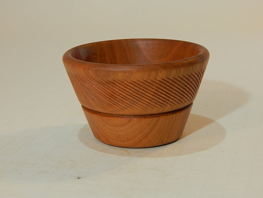 Wild Cherry Bowl, Handmade Lathe Turned, Artisan Crafted