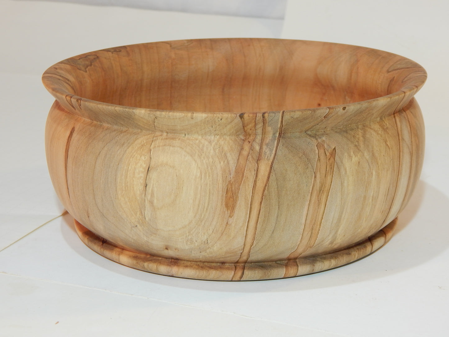 Maple Bowl, Handmade Lathe Turned Box, Artisan Crafted
