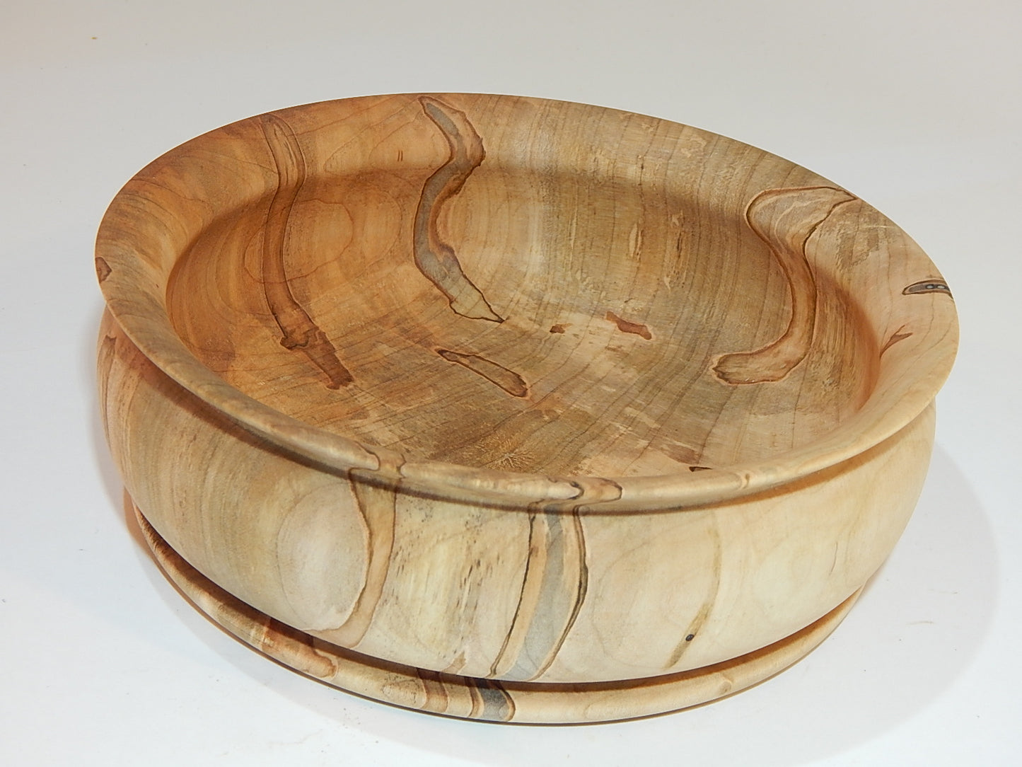 Maple Bowl, Handmade Lathe Turned Box, Artisan Crafted