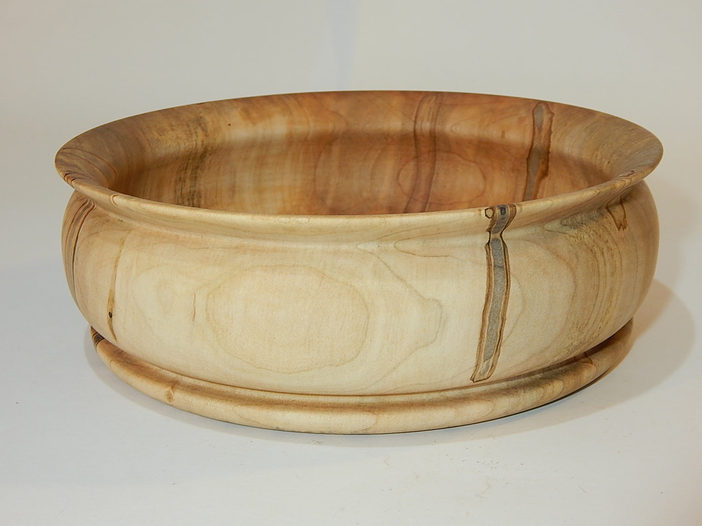 Maple Bowl, Handmade Lathe Turned Box, Artisan Crafted