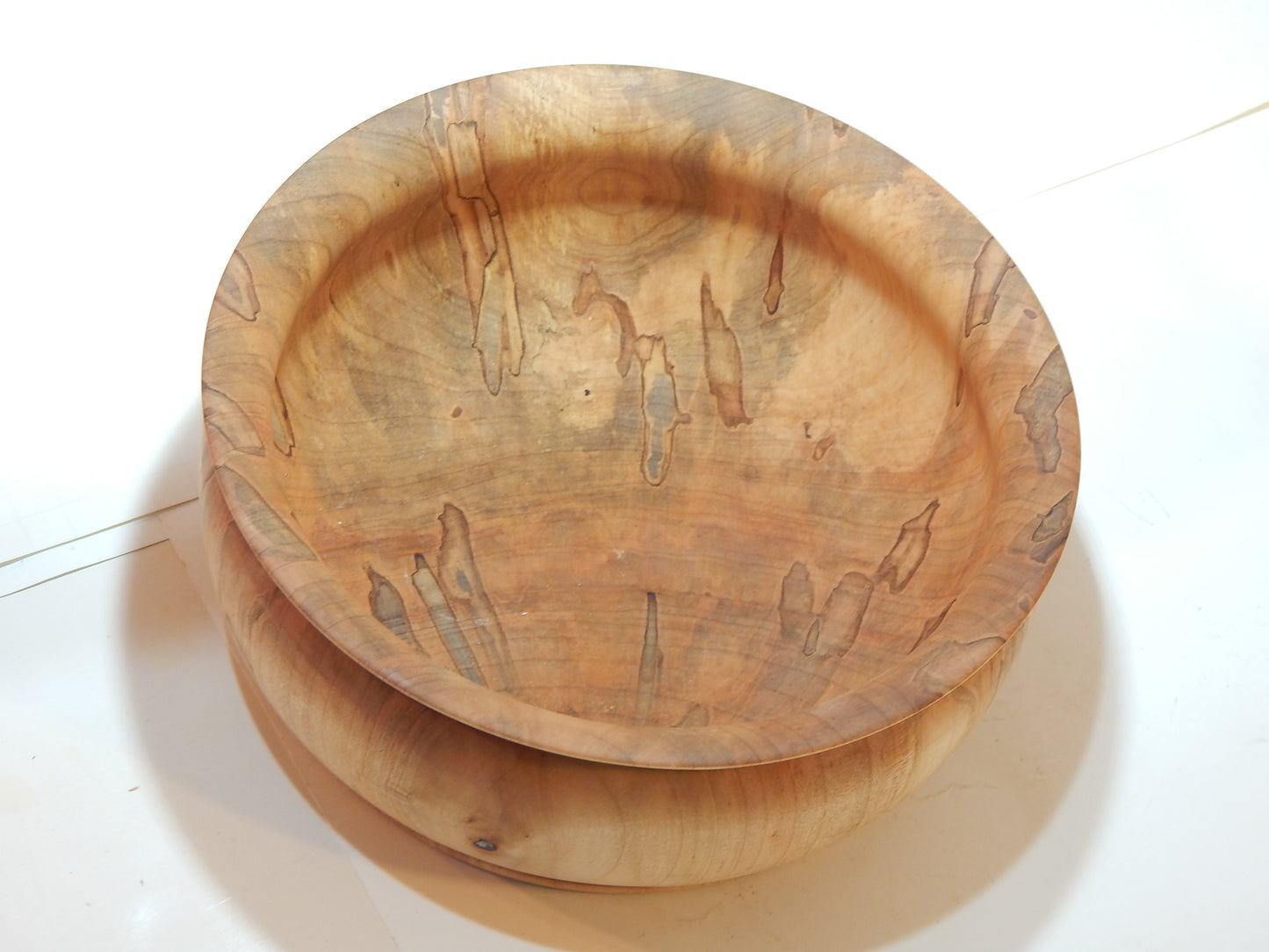 Maple Bowl, Handmade Lathe Turned Box, Artisan Crafted