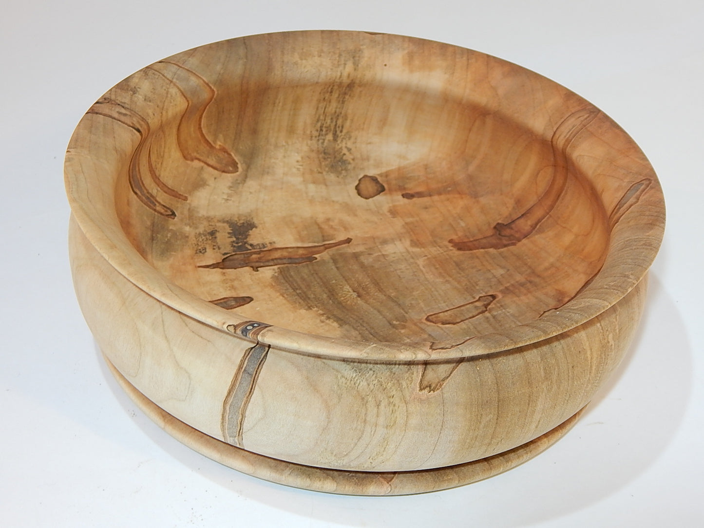 Maple Bowl, Handmade Lathe Turned Box, Artisan Crafted