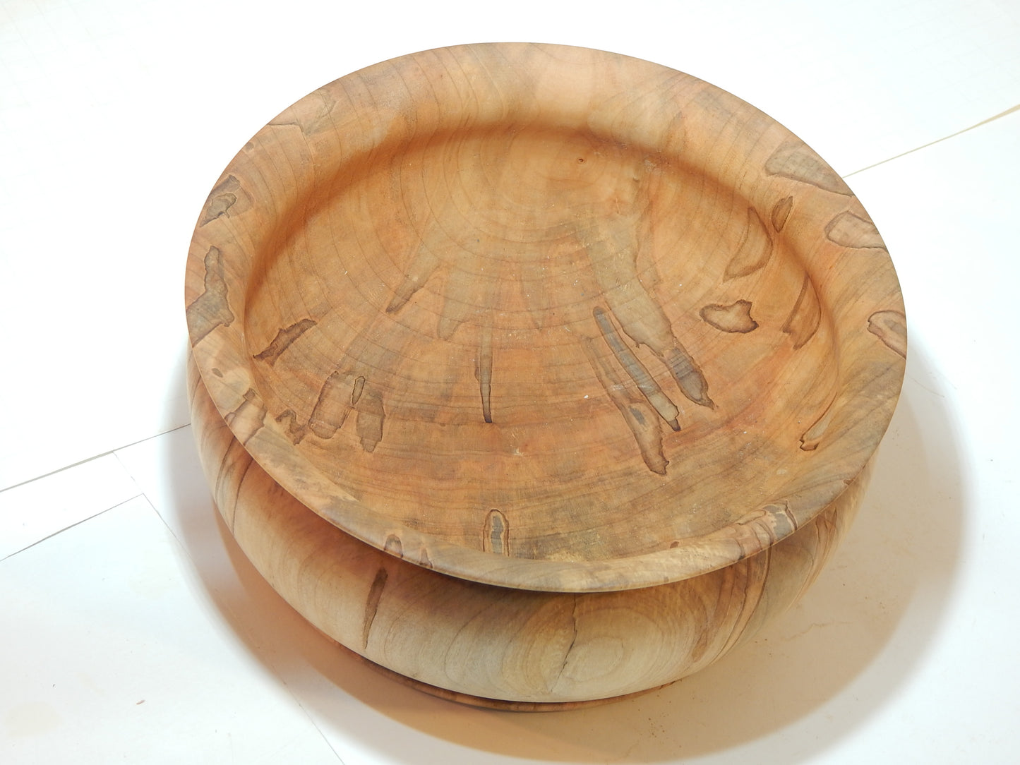 Maple Bowl, Handmade Lathe Turned Box, Artisan Crafted