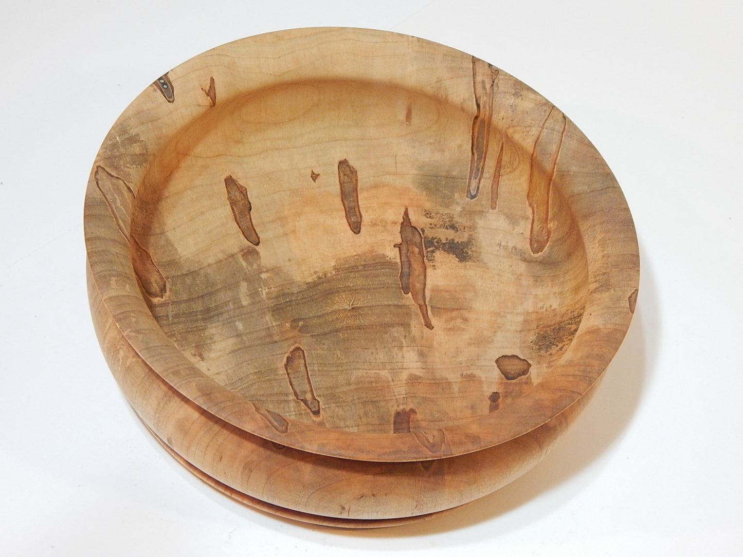 Maple Bowl, Handmade Lathe Turned Box, Artisan Crafted