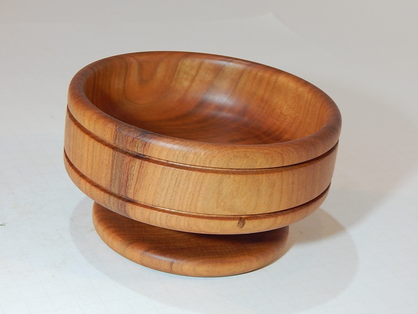 Wild Cherry Bowl, Handmade Lathe Turned, Artisan Crafted